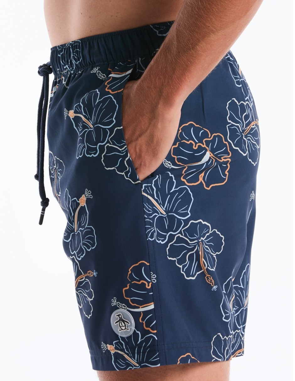 Traje de baño con bolsillos para hombre
