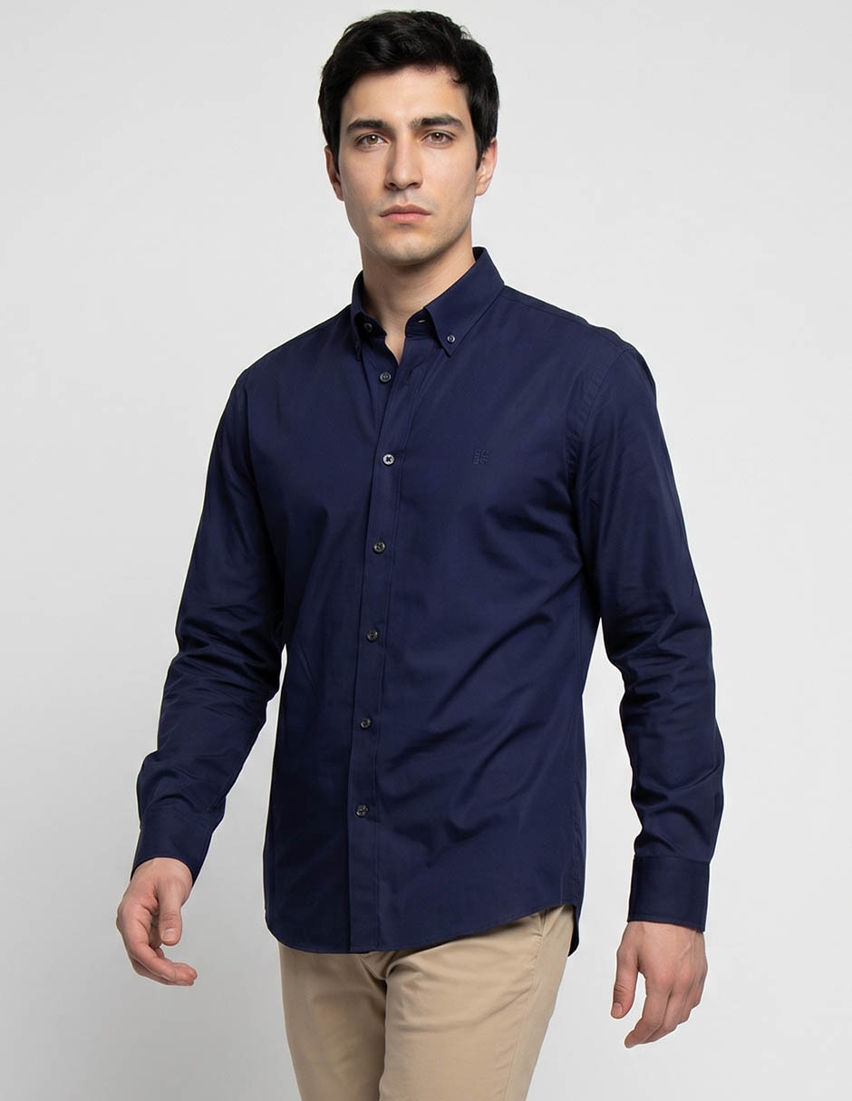 Camisa casual givenchy manga larga para hombre