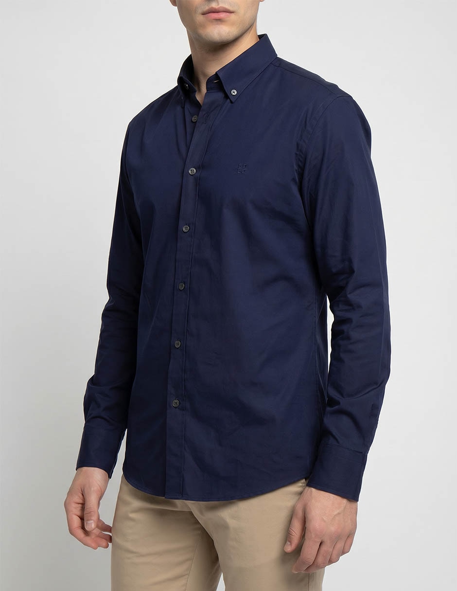 Camisa casual givenchy manga larga para hombre
