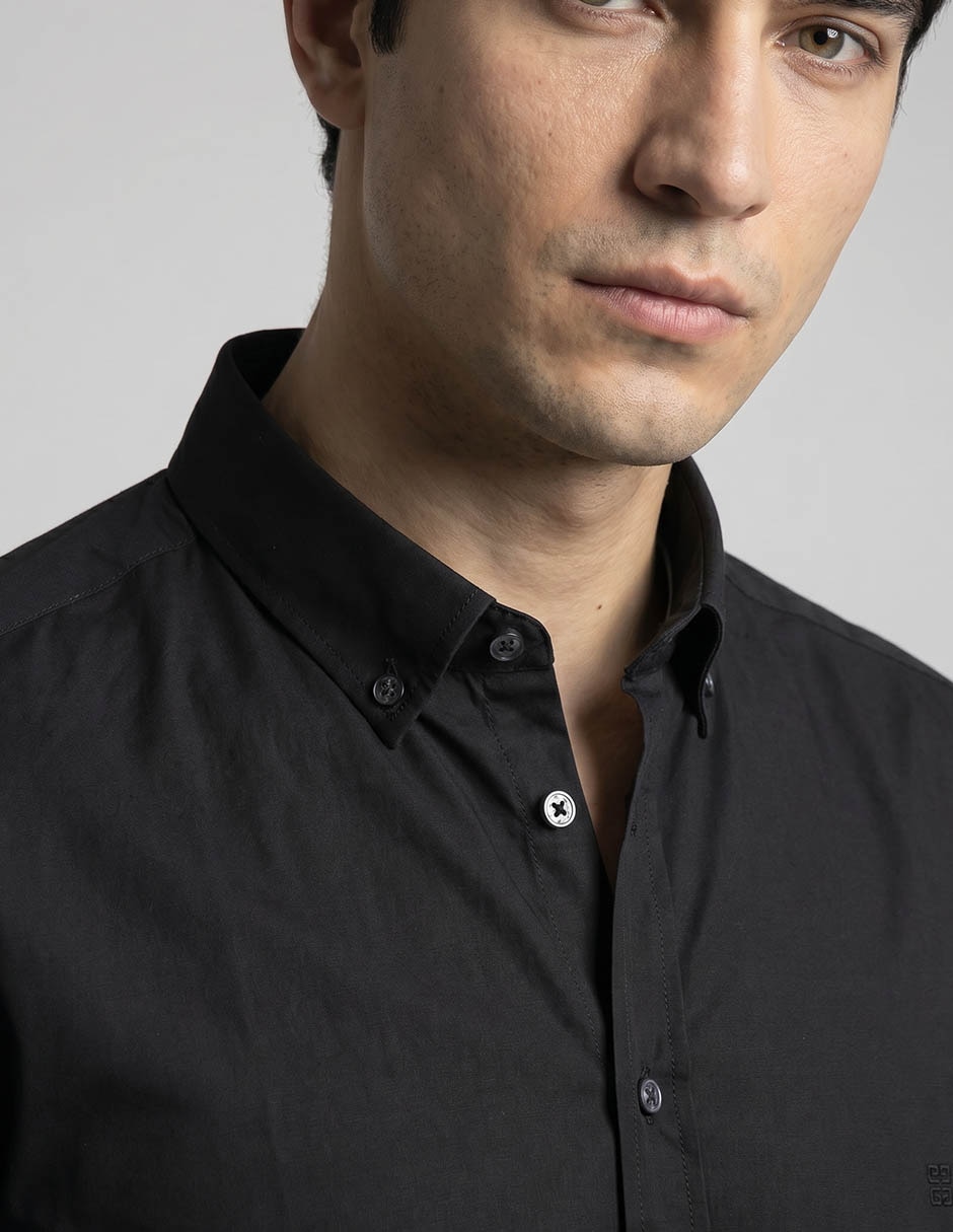 Camisa casual manga larga para hombre 8