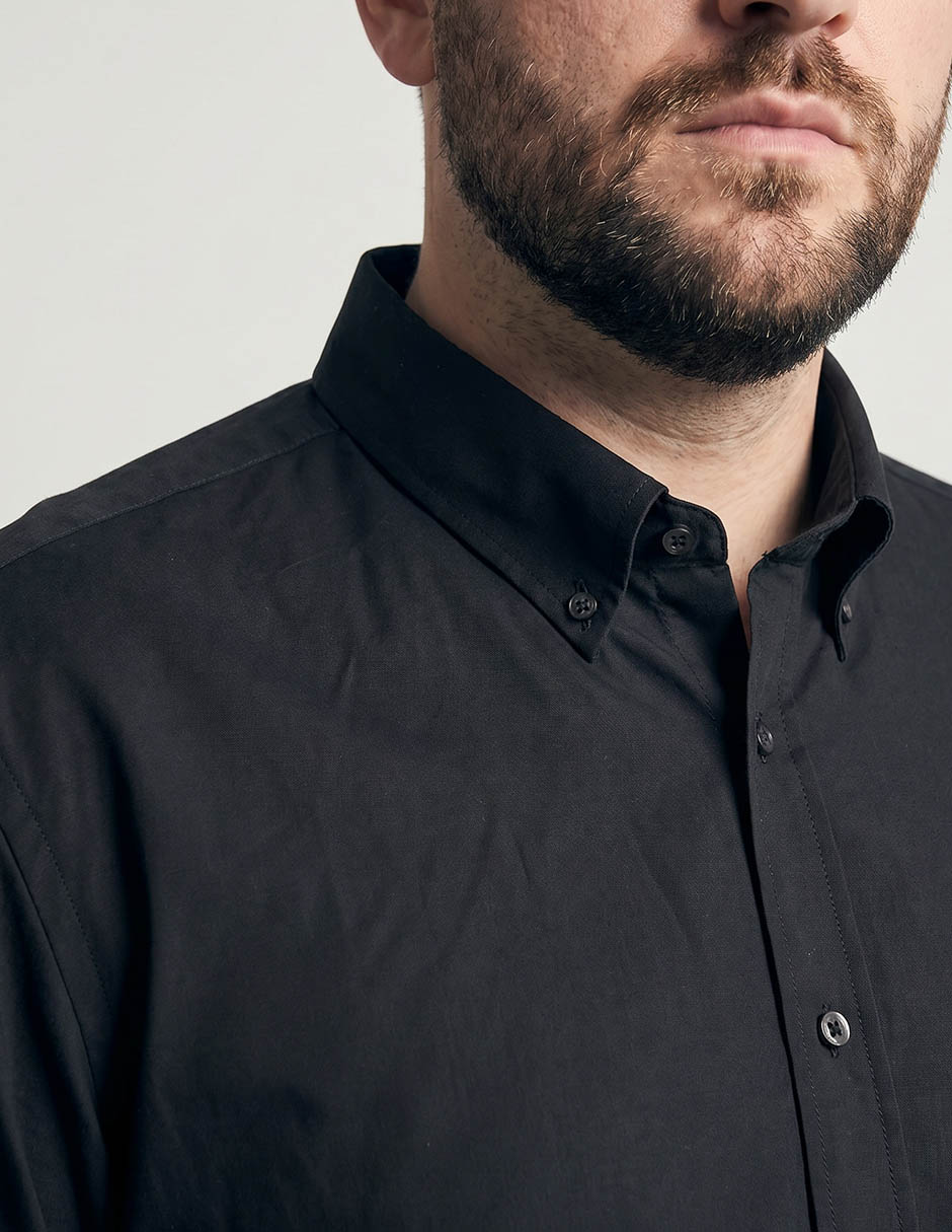 Camisa casual manga larga para hombre
