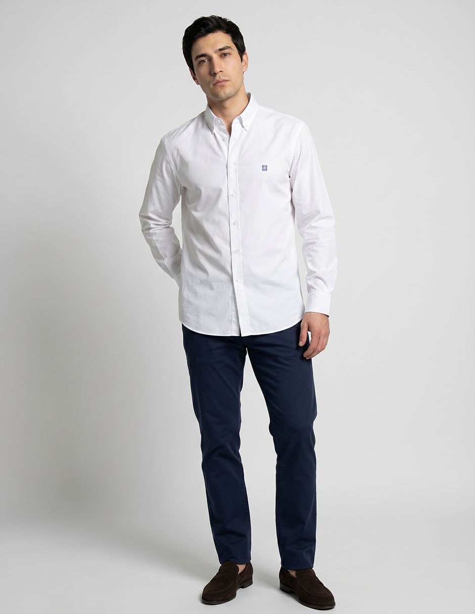 Camisa casual givenchy manga larga para hombre