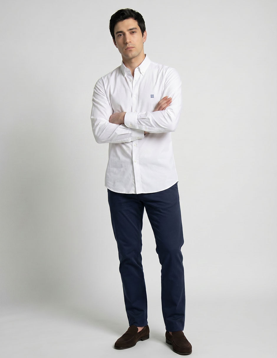 Camisa casual givenchy manga larga para hombre