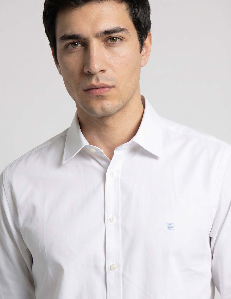 Camisa casual manga larga para hombre 7