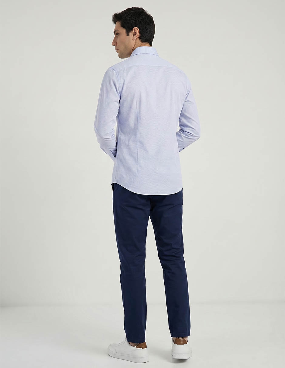 Camisa casual givenchy de algodón manga larga para hombre