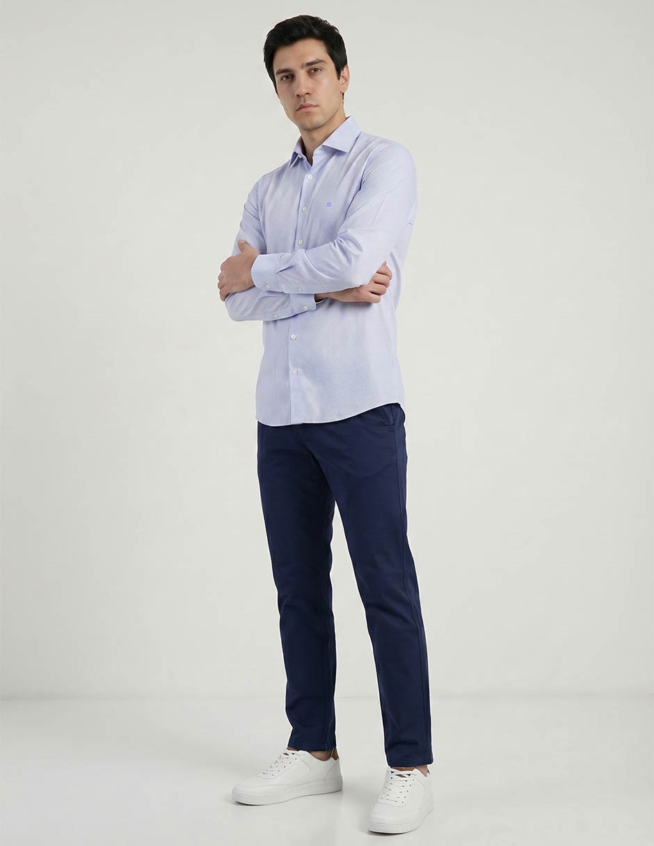 Camisa casual givenchy de algodón manga larga para hombre