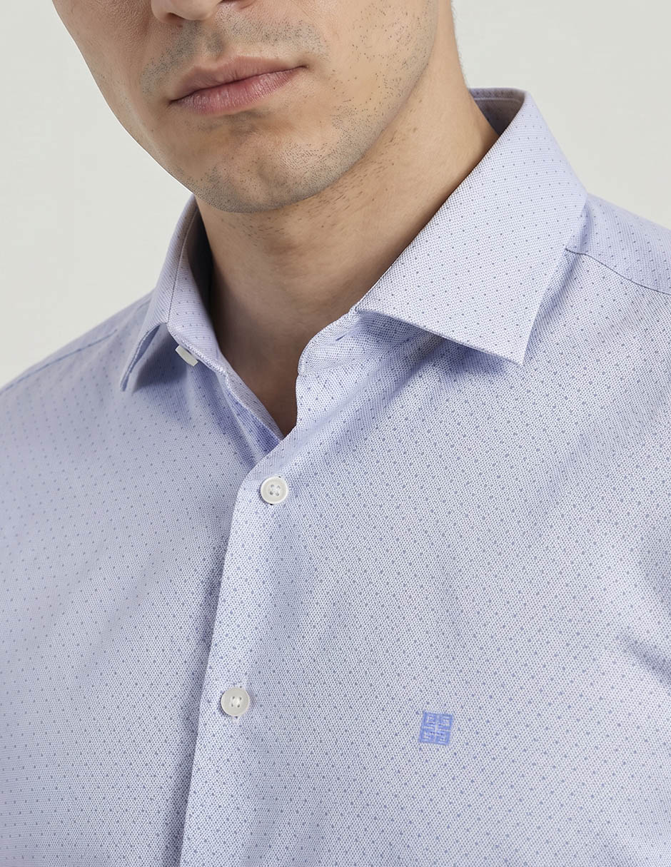 Camisa casual givenchy de algodón manga larga para hombre
