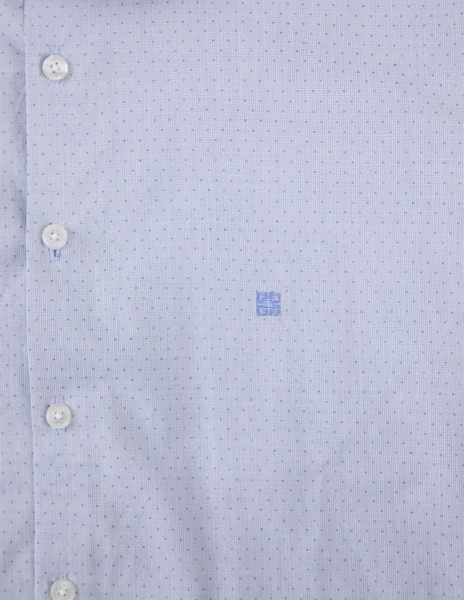 Camisa casual givenchy de algodón manga larga para hombre