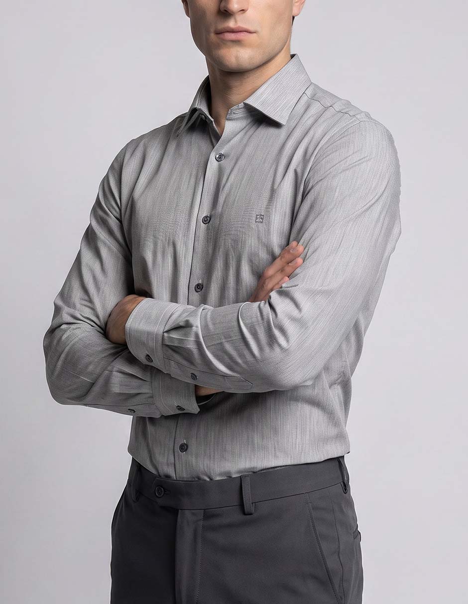Camisa casual givenchy de algodón manga larga para hombre