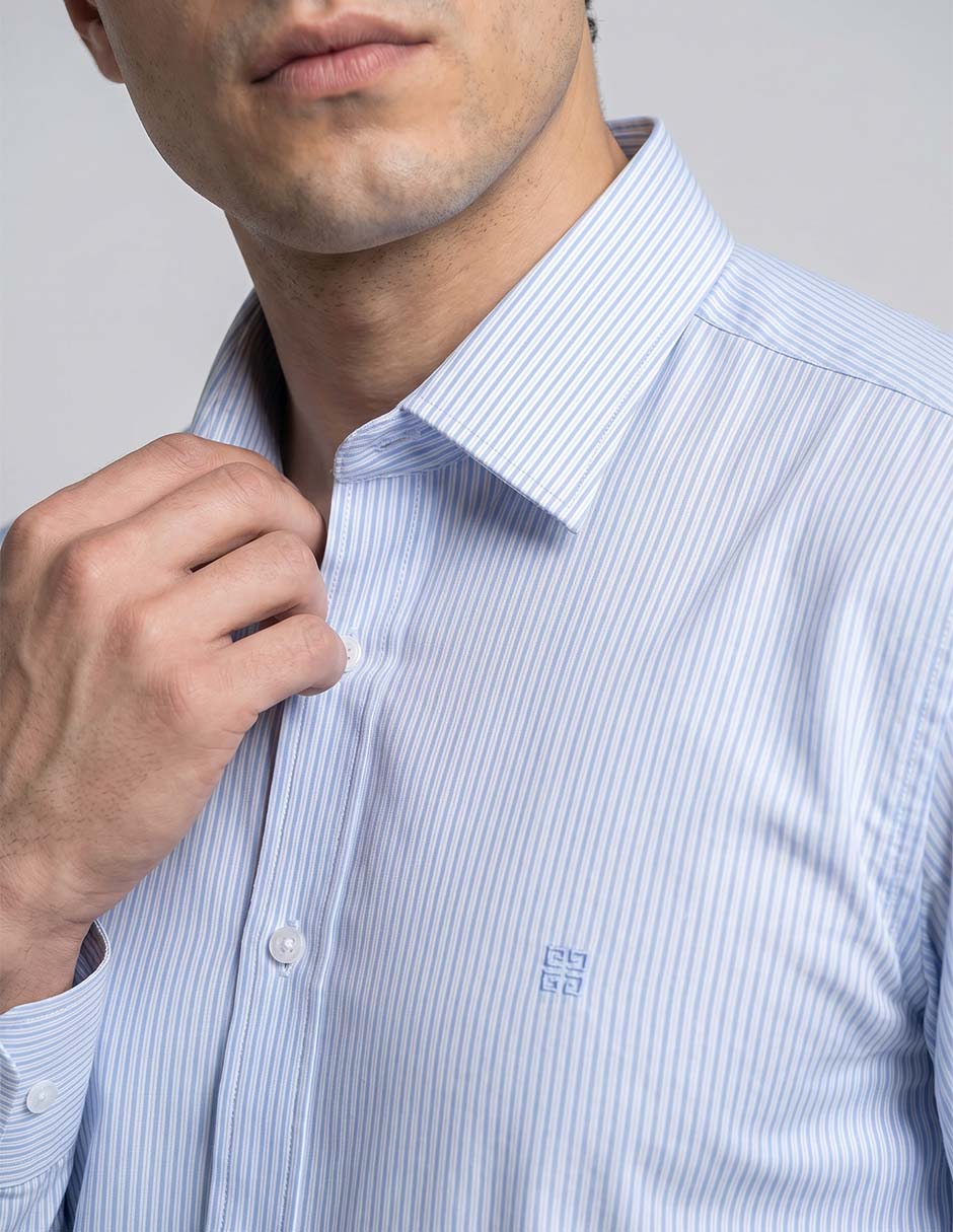 Camisa casual givenchy manga larga para hombre