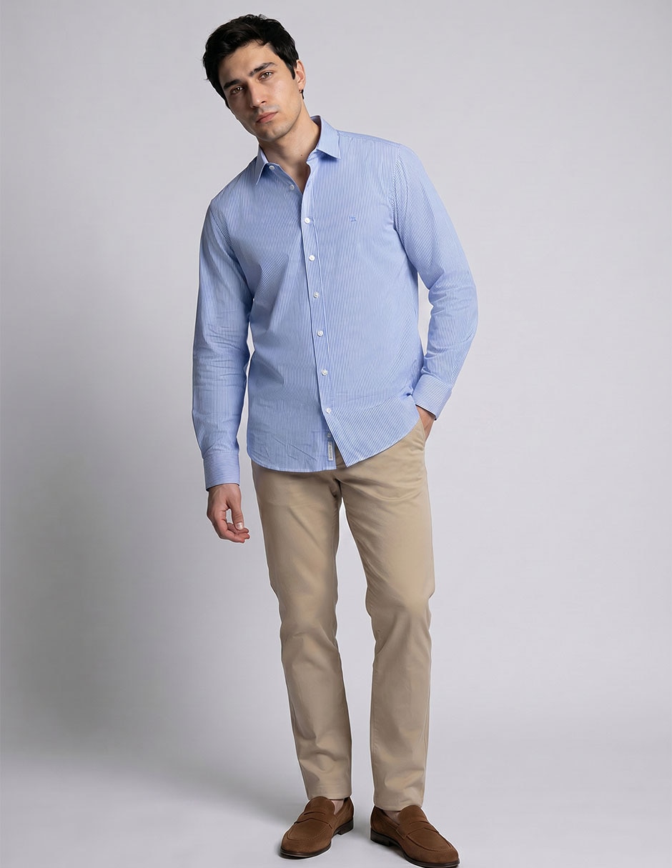 Camisa casual manga larga para hombre Camisa casual manga larga para hombre