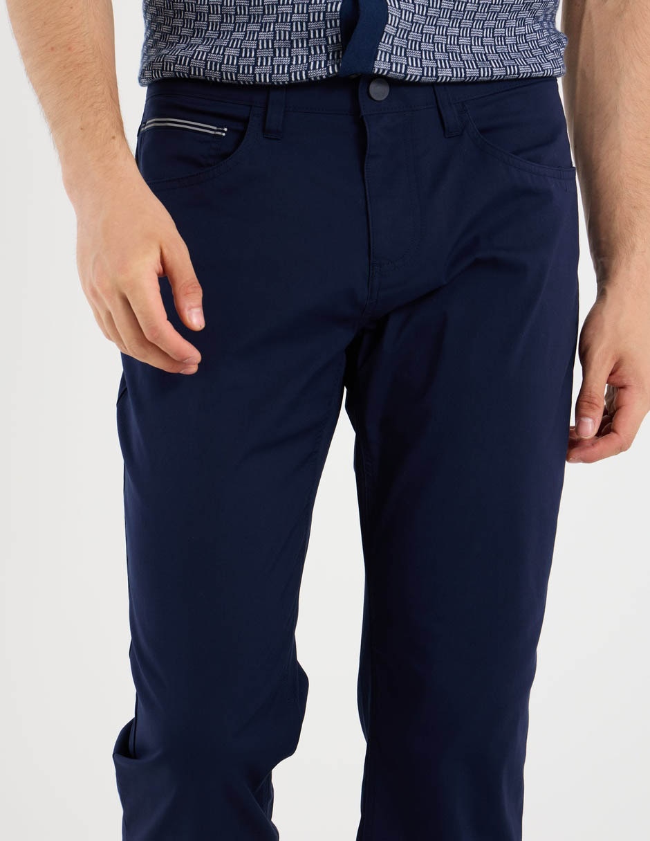 Pantalón chino regular de algodón para hombre 3