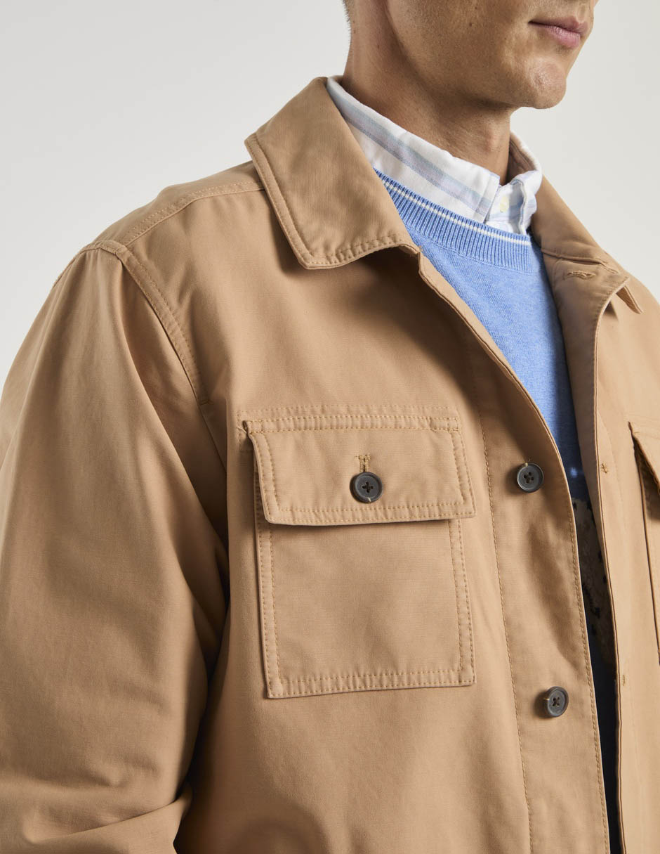 Camisa casual de algodón manga larga para hombre 6