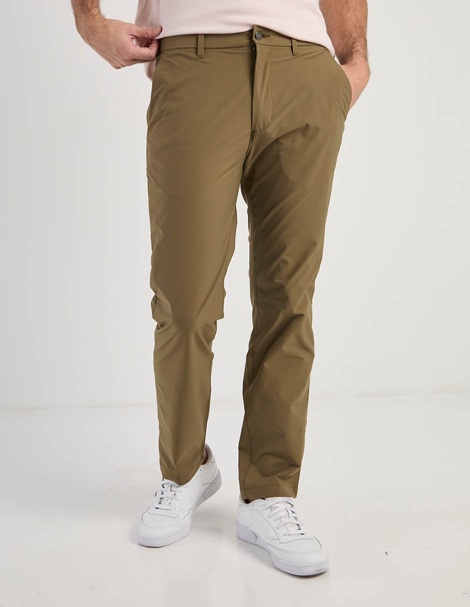 Pantalón casual chino slim de algodón para hombre