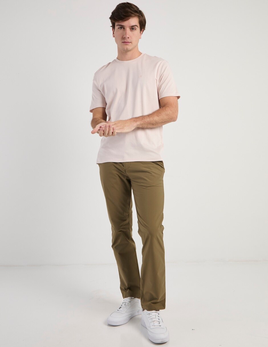 Pantalón casual chino slim calvin klein de algodón para hombre