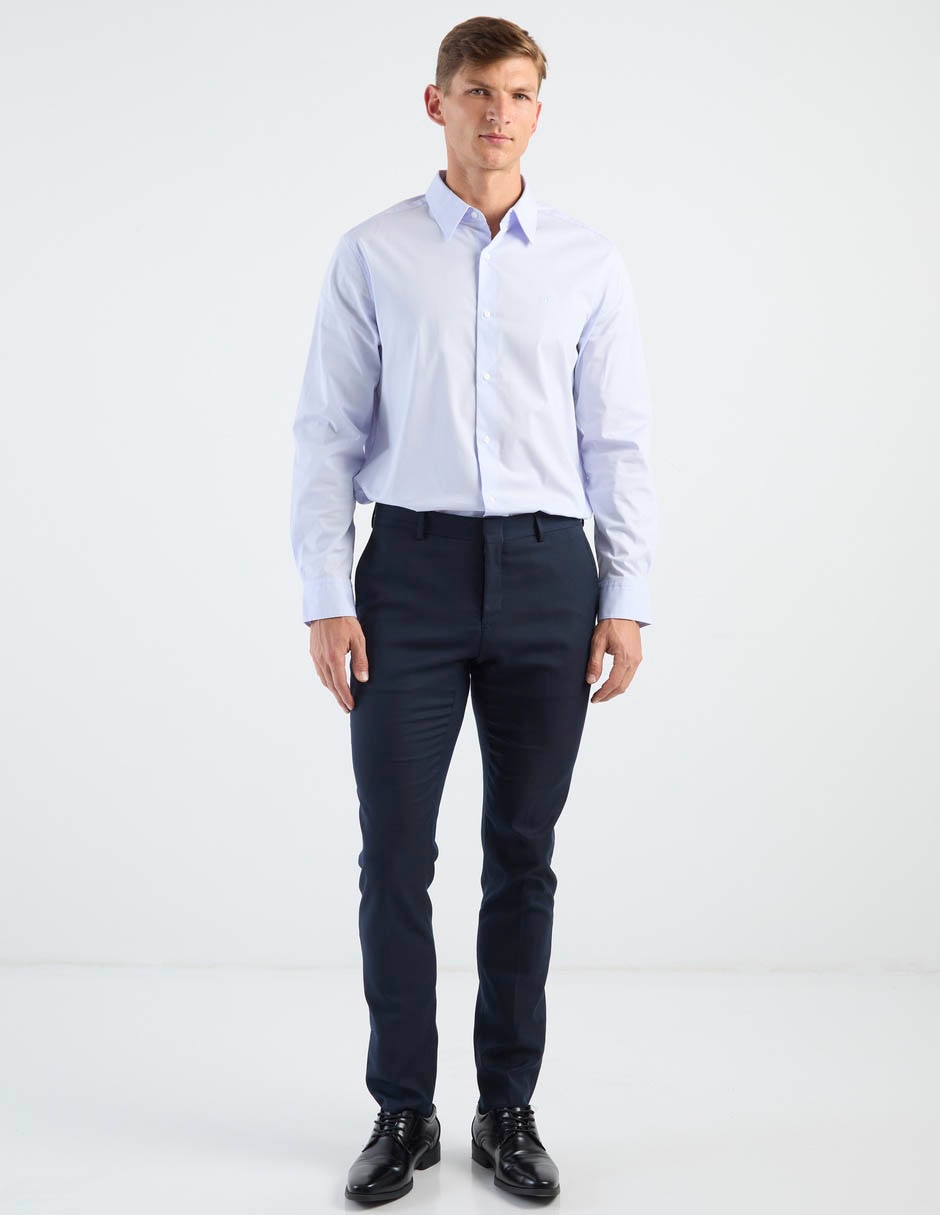 Camisa Casual Calvin Klein de Algodón Manga Larga para Hombre