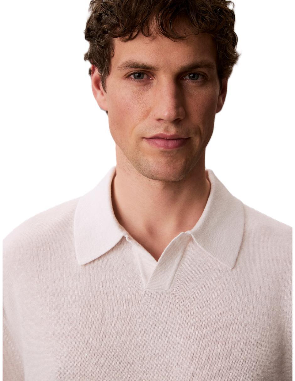Playera tipo polo Ck Linen para hombre