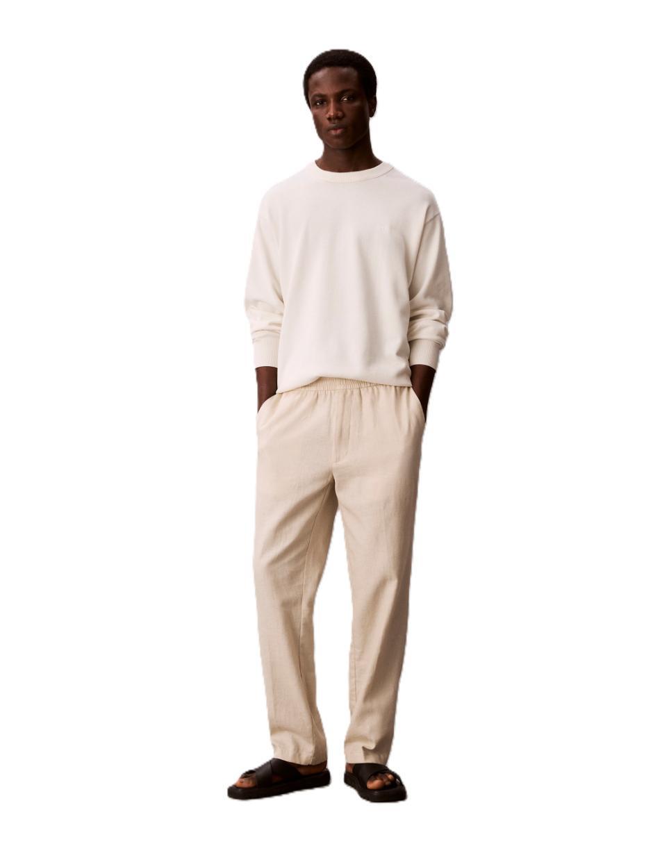 Pantalón recto de lino para hombre 5