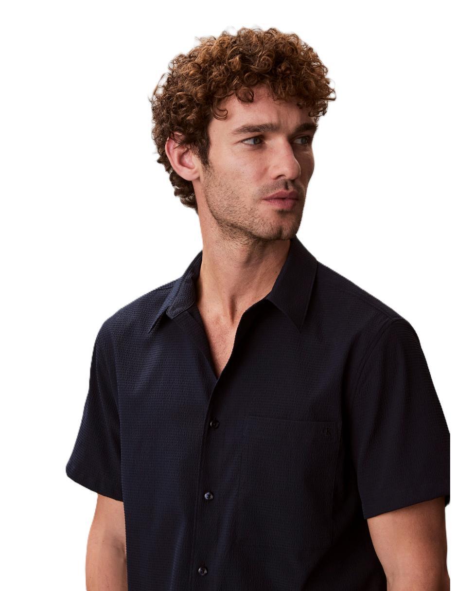 Camisa casual Calvin Klein manga corta para hombre