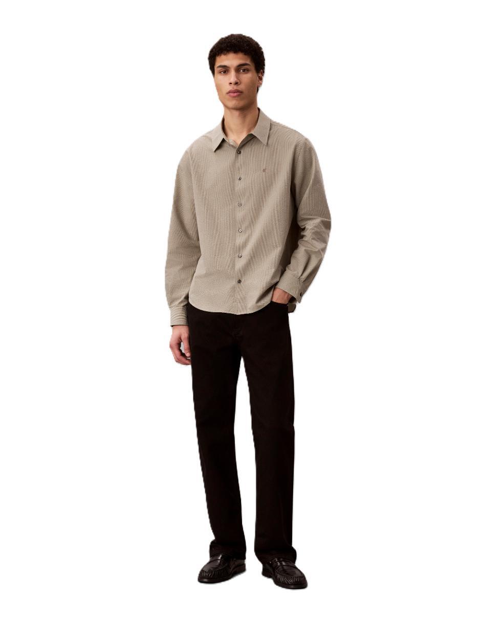 Camisa casual de algodón manga larga para hombre 3