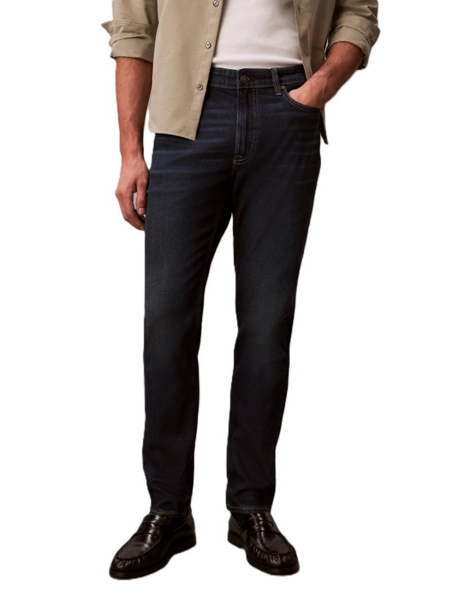 Jeans slim Calvin Klein lavado obscuro para hombre 1