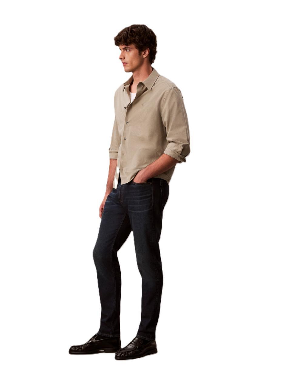 Jeans slim Calvin Klein lavado obscuro para hombre 5