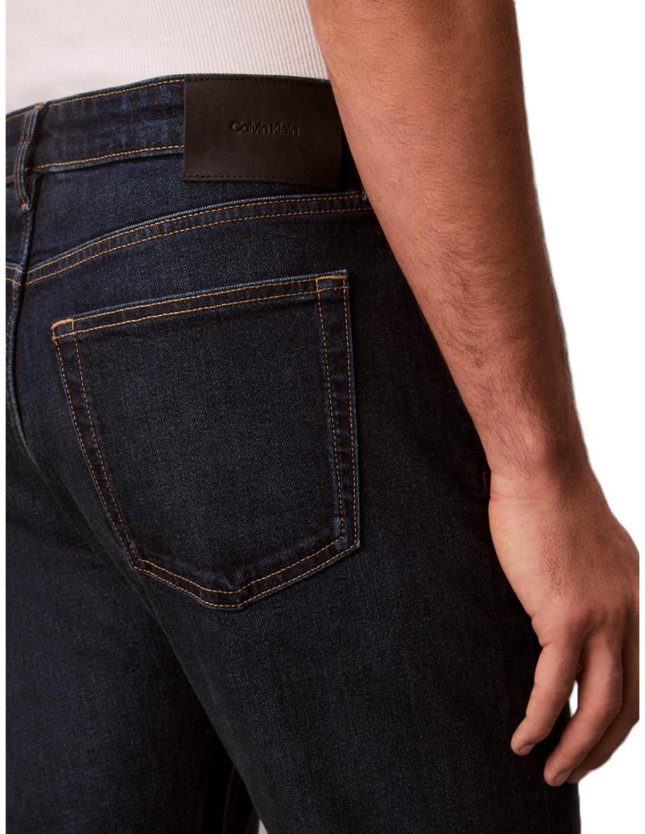 Jeans slim Calvin Klein lavado obscuro para hombre 6
