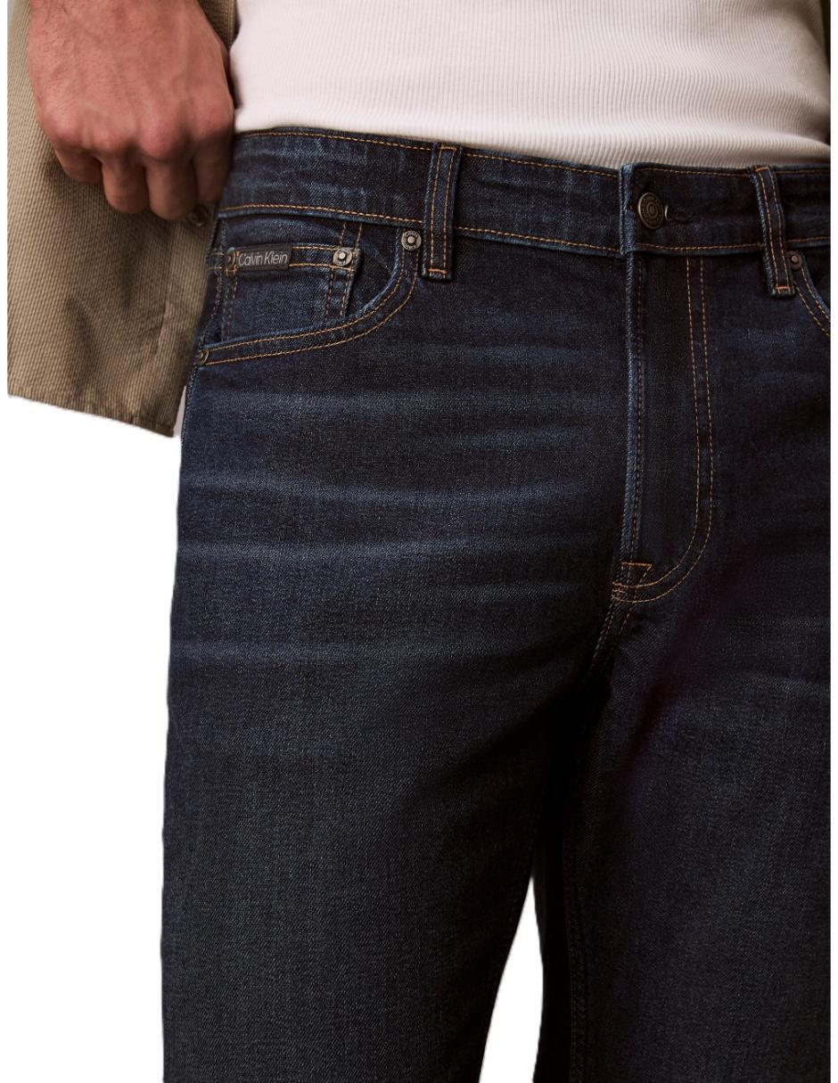 Jeans slim Calvin Klein lavado obscuro para hombre 7