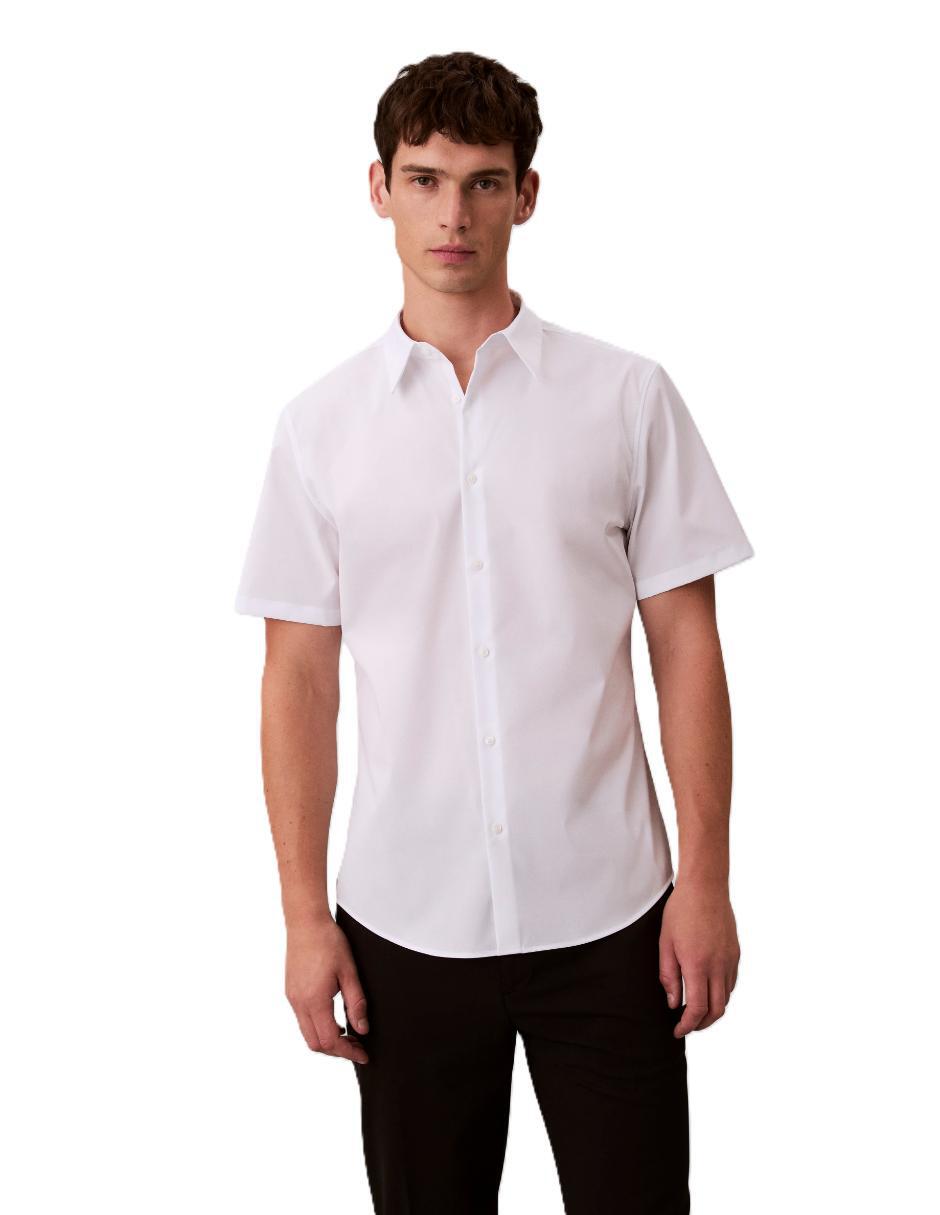 Camisa casual de algodón manga corta para hombre Camisa casual de algodón manga corta para hombre