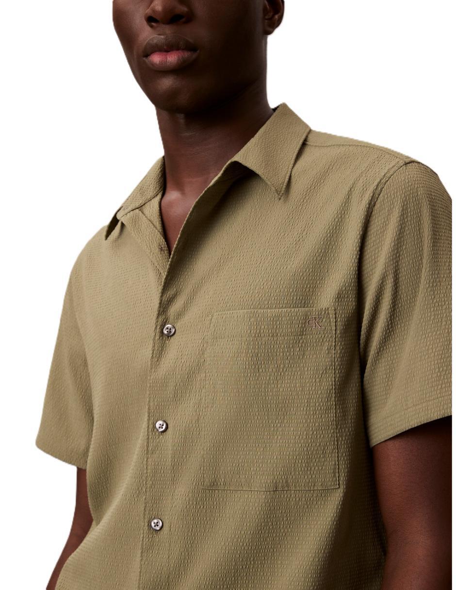 Camisa casual manga corta para hombre