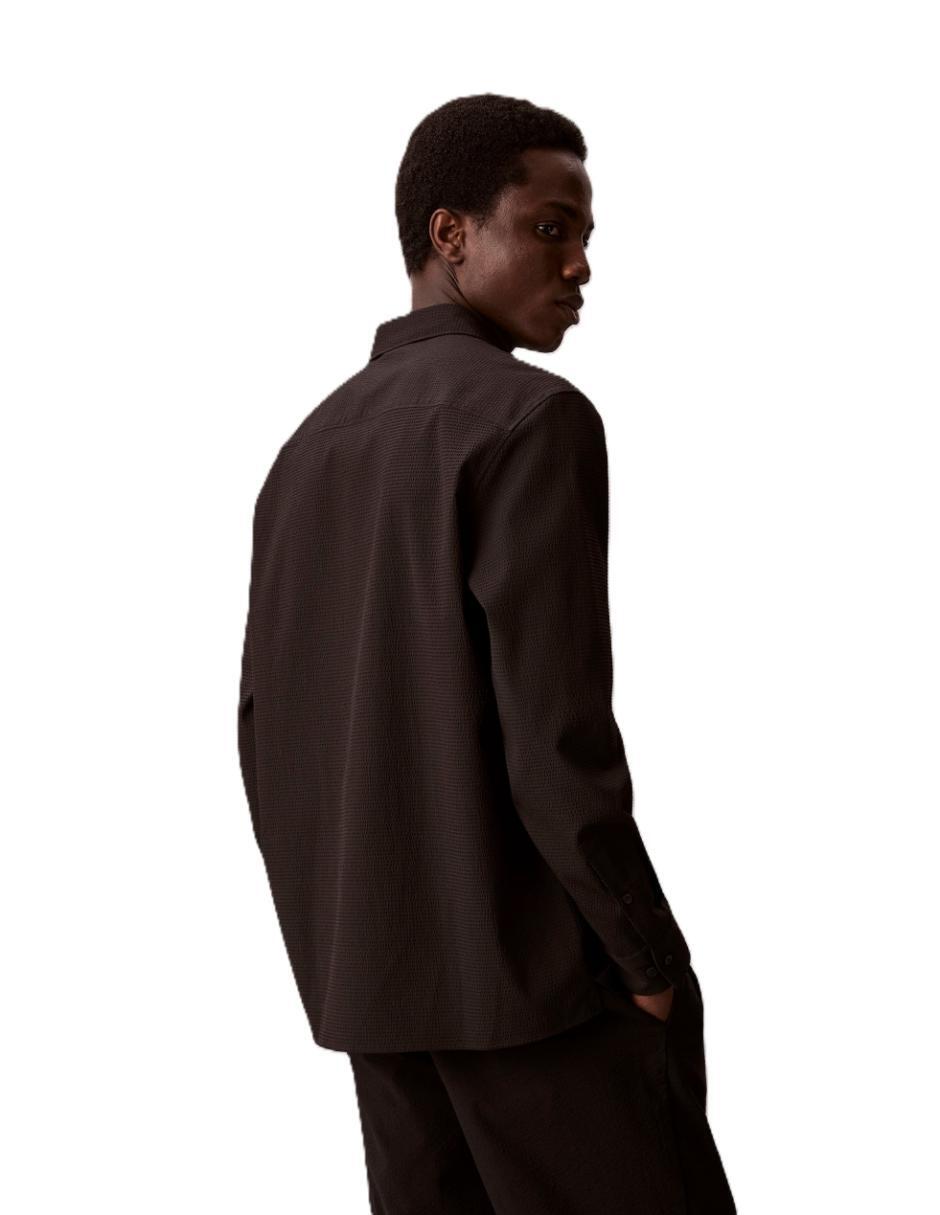 Camisa casual manga larga para hombre 6