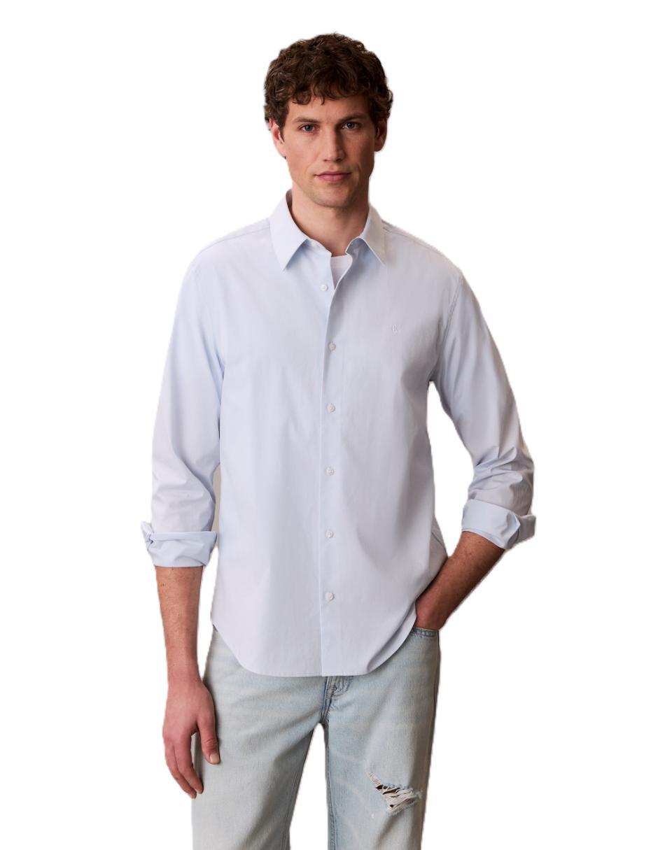 Camisa casual de algodón manga larga para hombre Camisa casual de algodón manga larga para hombre
