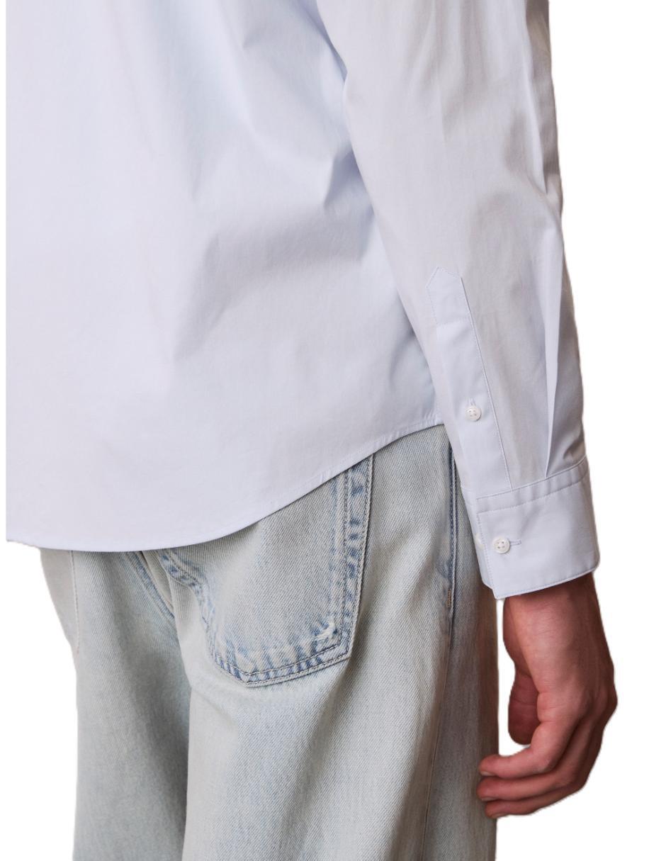 Camisa casual de algodón manga larga para hombre 4