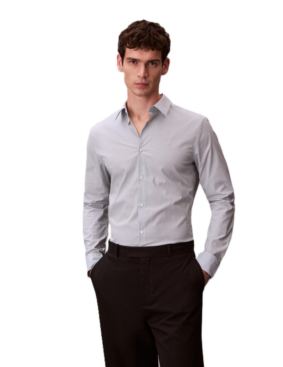 Camisa casual de algodón manga larga para hombre Camisa casual de algodón manga larga para hombre