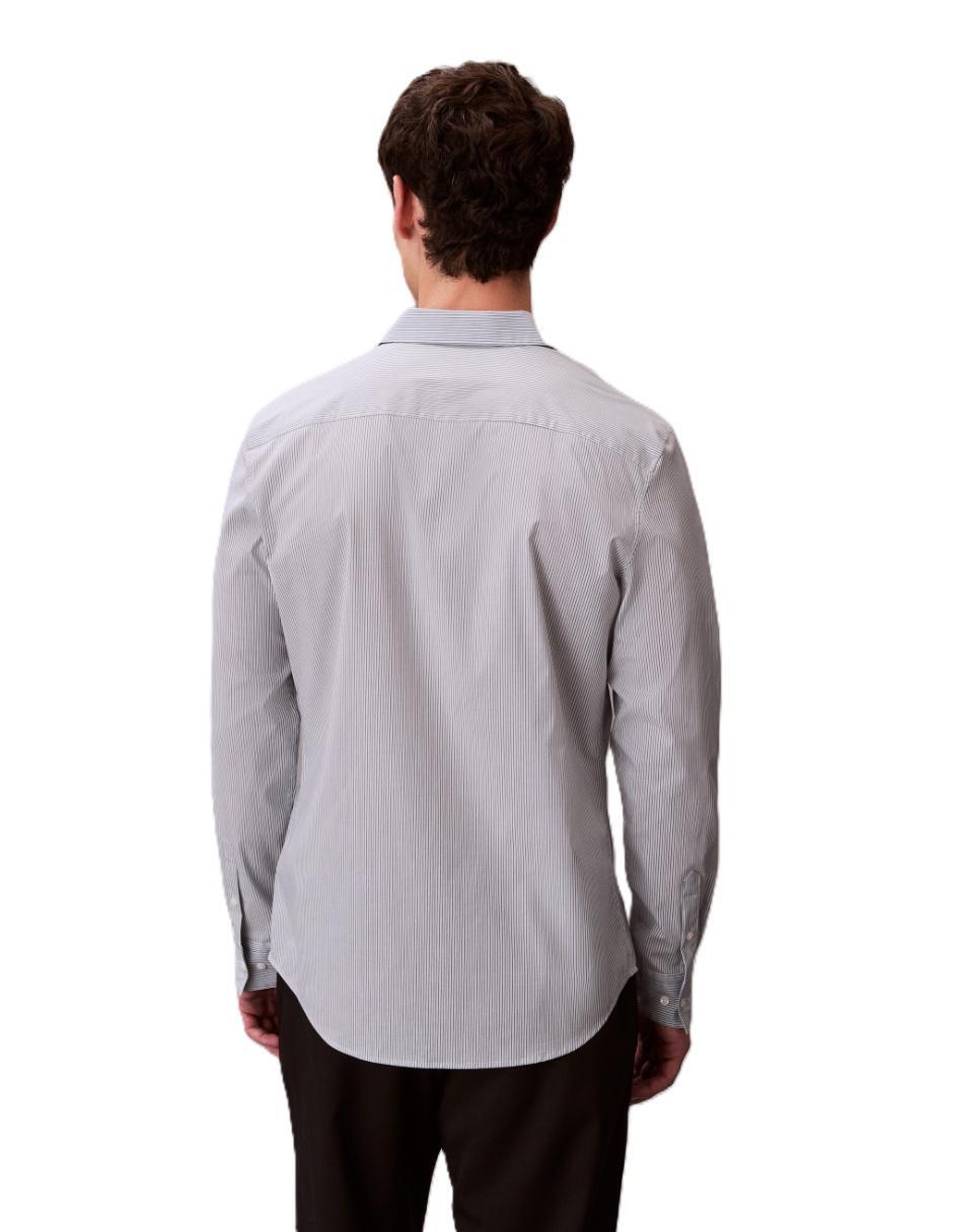 Camisa casual de algodón manga larga para hombre