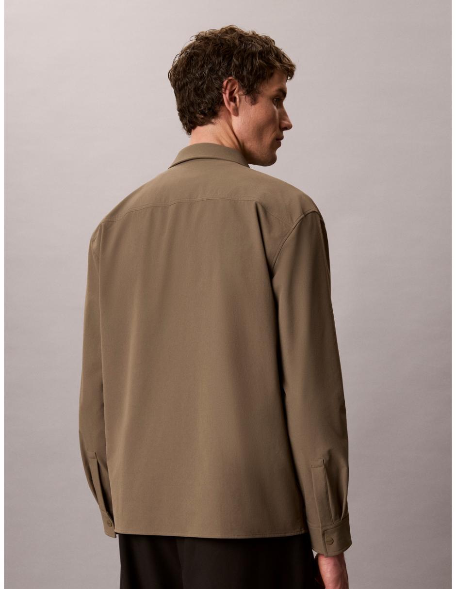 Sobrecamisa casual manga larga para hombre