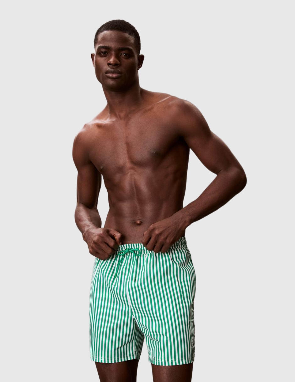 Traje de baño Calvin Klein cintura elástica para hombre Traje de baño Calvin Klein cintura elástica para hombre