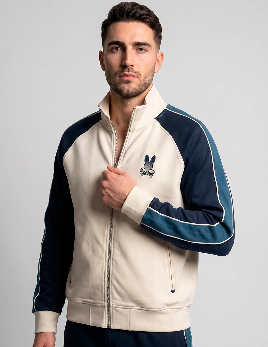 Chamarra bomber con bolsillos para hombre Chamarra bomber con bolsillos para hombre
