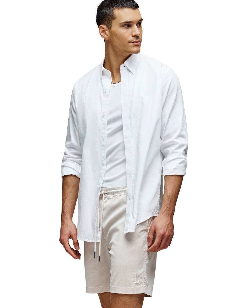 Camisa casual de algodón manga larga para hombre 5