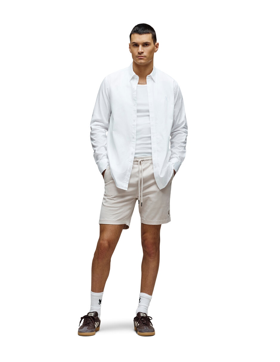 Camisa casual de algodón manga larga para hombre 6