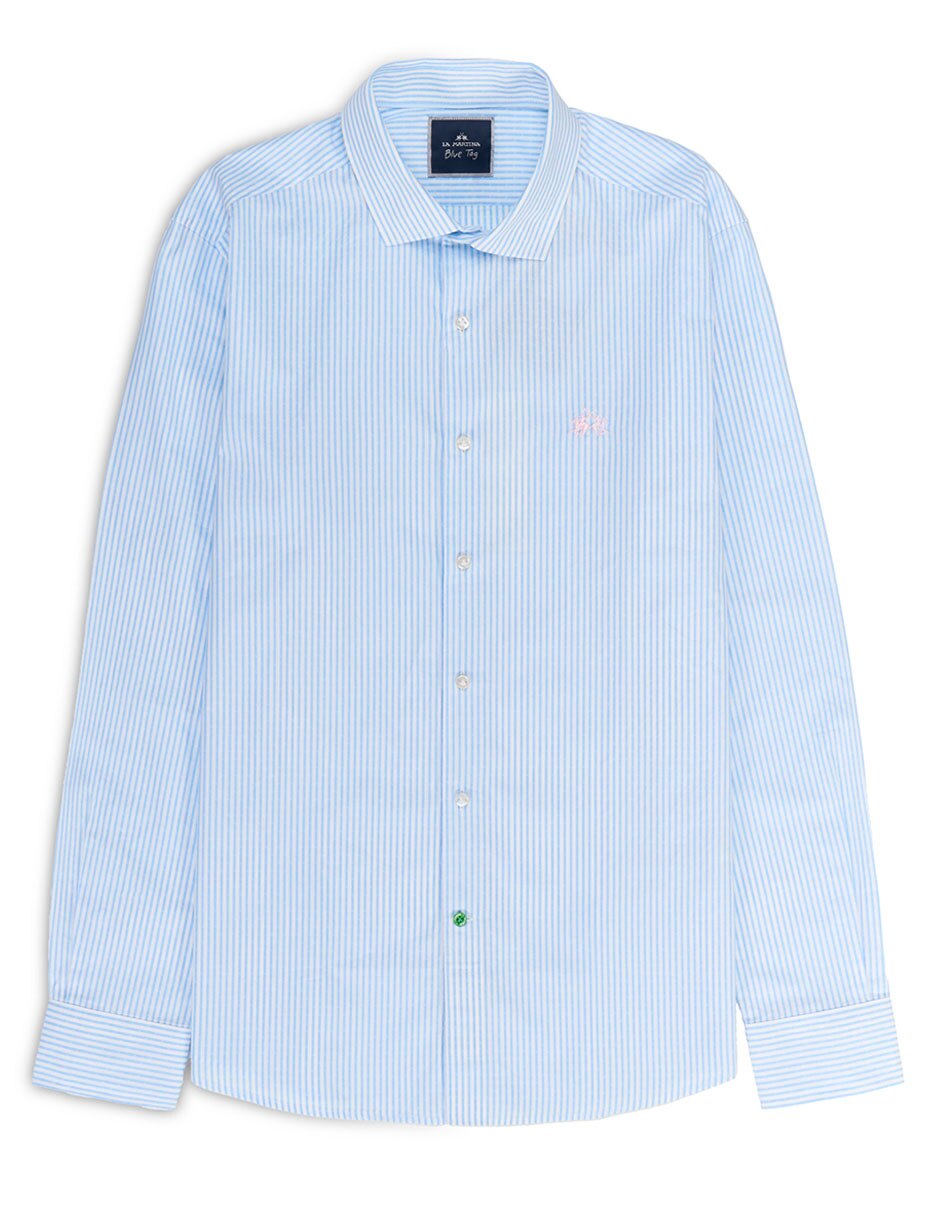 Camisa casual manga larga para hombre 3