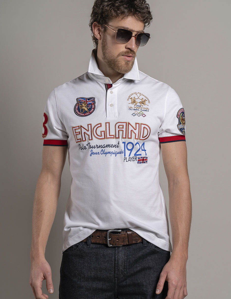 Playera tipo polo para hombre