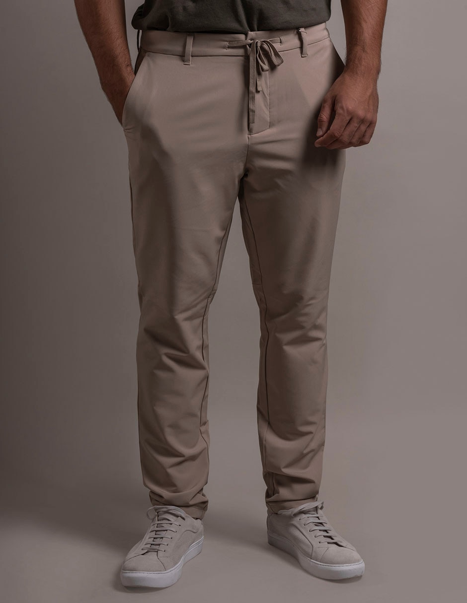 Pantalón chino de algodón para hombre 1
