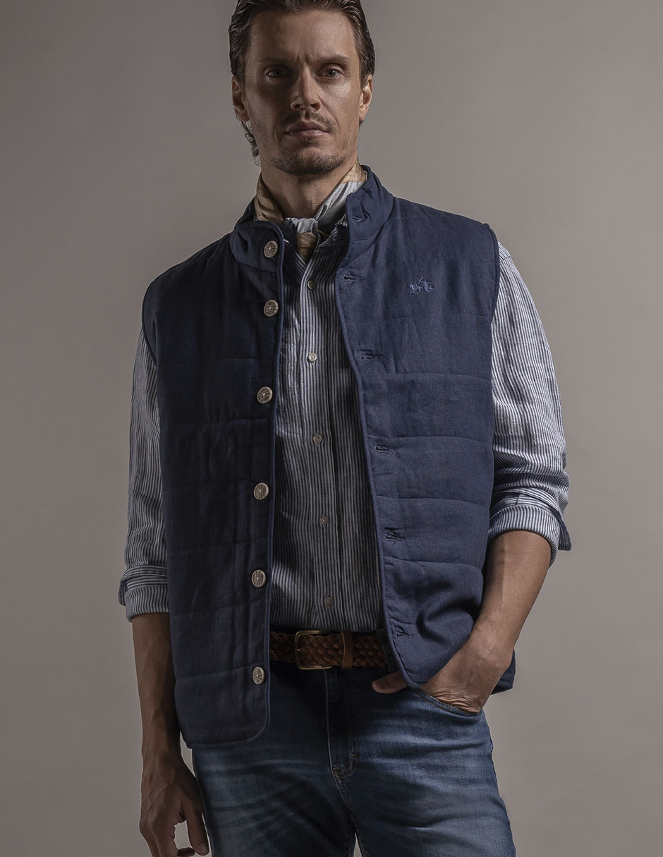 Chaleco con bolsillos para hombre Chaleco con bolsillos para hombre