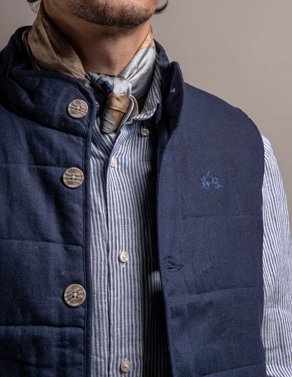 Chaleco con bolsillos para hombre 5