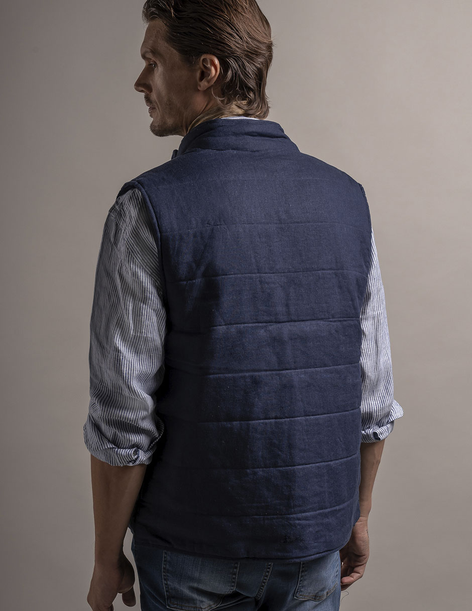 Chaleco con bolsillos para hombre 4