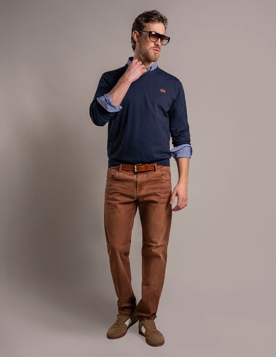 Suéter cuello redondo para hombre 5