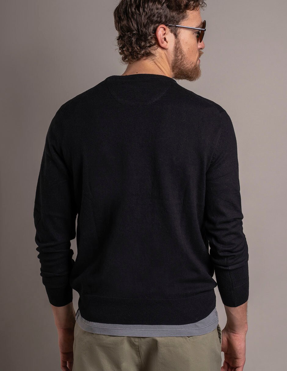 Suéter cuello redondo para hombre 4