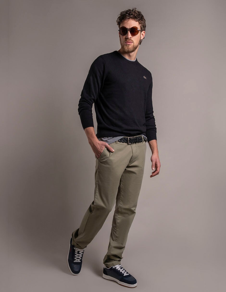 Suéter cuello redondo para hombre 2