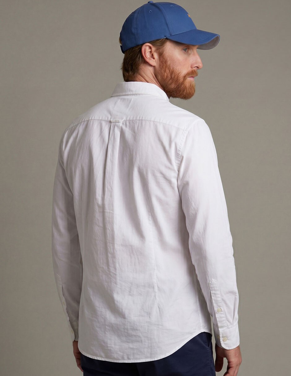 Camisa casual de algodón manga larga para hombre 5